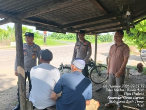 Polsek Birem Bayeun Intensifkan Patroli untuk Cegah Gangguan Kamtibmas