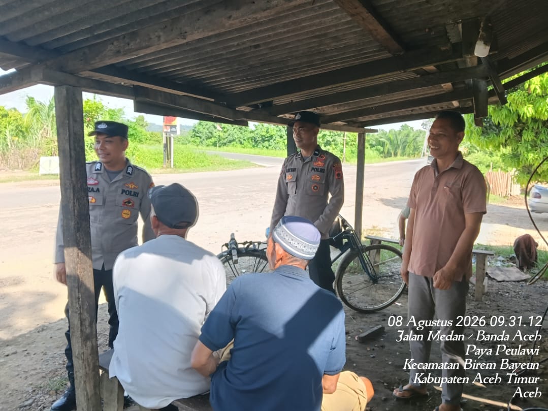 Polsek Birem Bayeun Intensifkan Patroli untuk Cegah Gangguan Kamtibmas