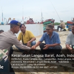Patroli Dialogis Sat Polairud Polres Langsa Perkuat Keselamatan Aktivitas Masyarakat Pesisir