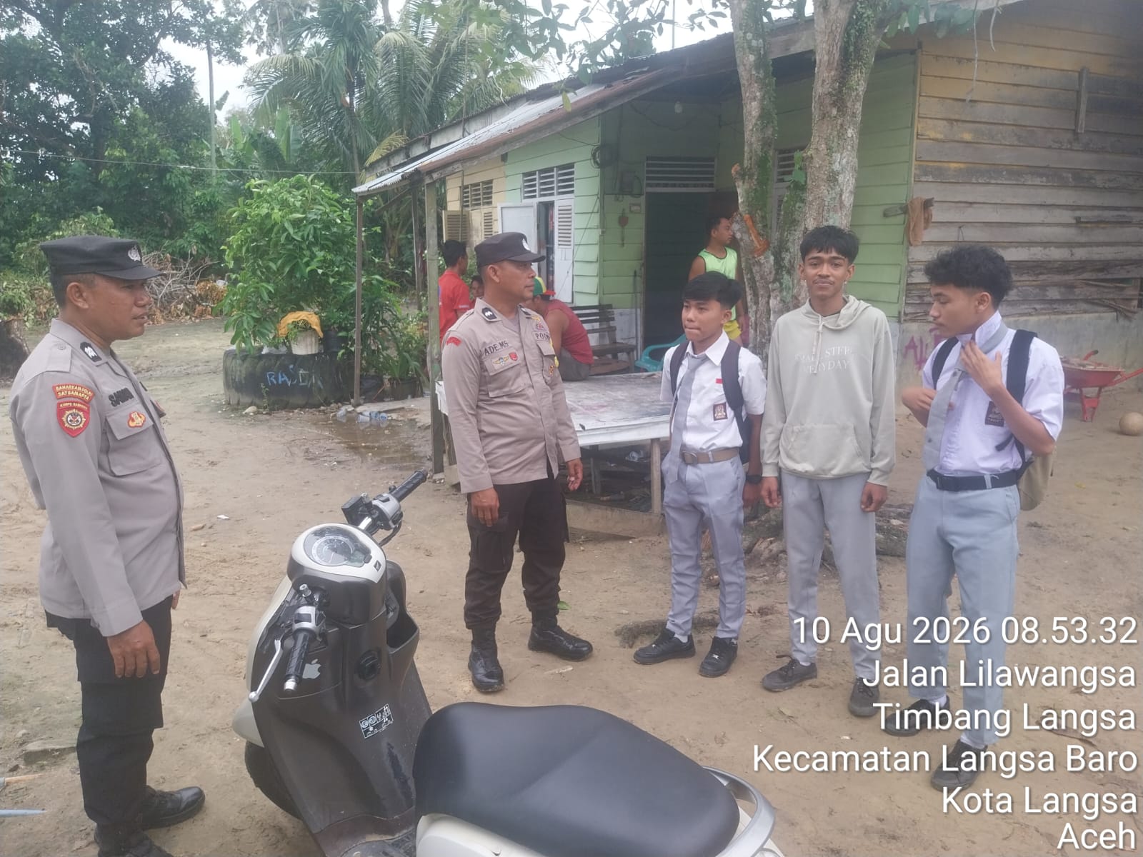 Polsek Langsa Barat Tingkatkan Patroli, Pantau Aktivitas Masyarakat
