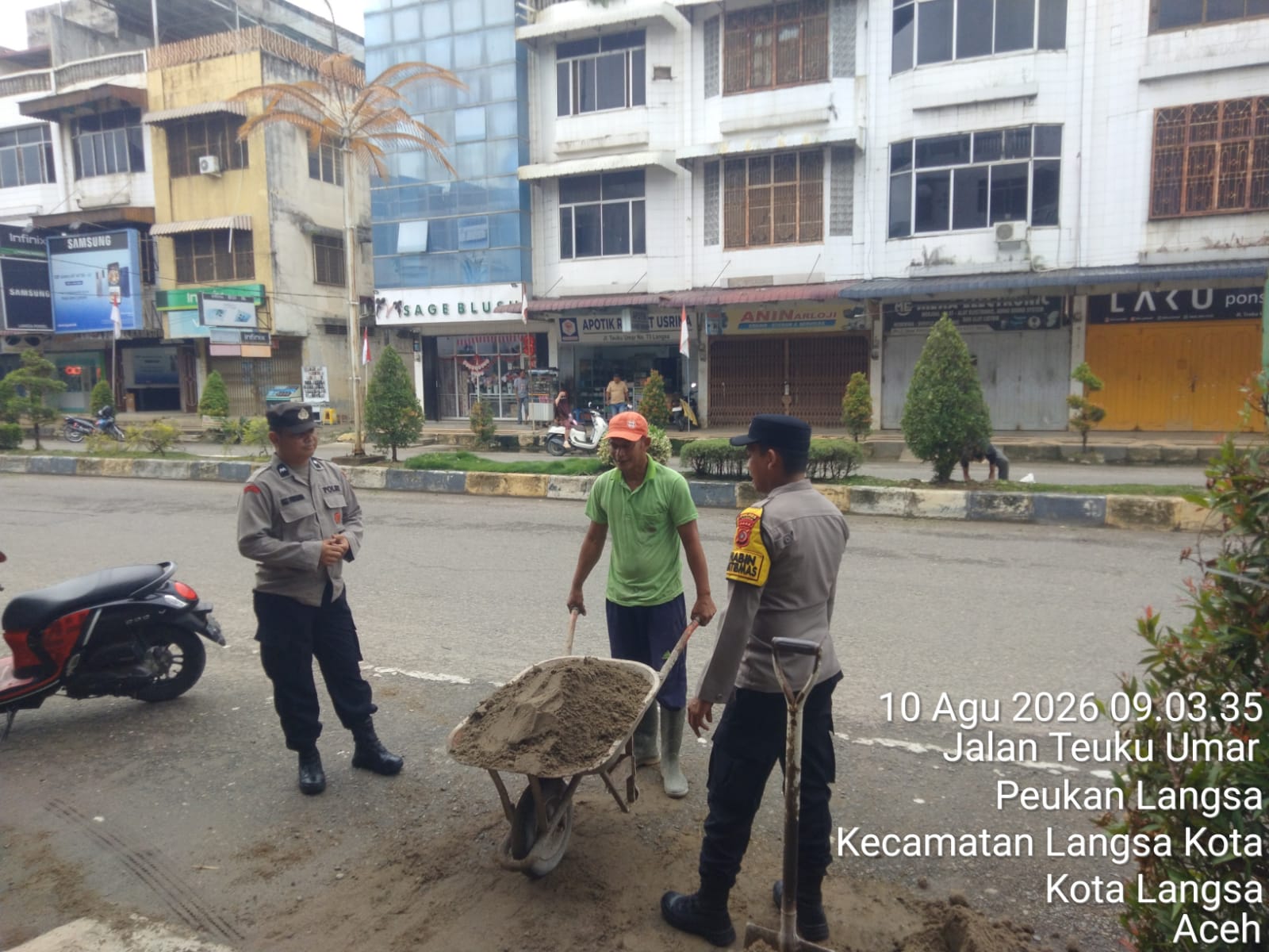 Patroli Polsek Langsa Sasar Kawasan Perkotaan, Cegah Aksi Premanisme