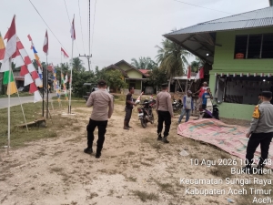 Polsek Sungai Raya Tingkatkan Patroli Harkamtibmas di Tengah Aktivitas Masyarakat