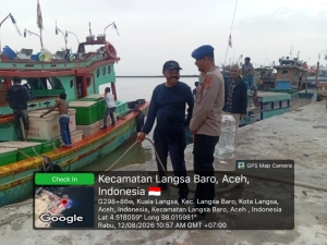 Sat Polairud Polres Langsa Tingkatkan Pengawasan Keselamatan Aktivitas Nelayan Dan Penumpang