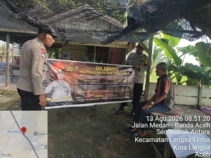 Polsek Langsa Timur Tingkatkan Patroli Karhutla Di Kawasan Rawan