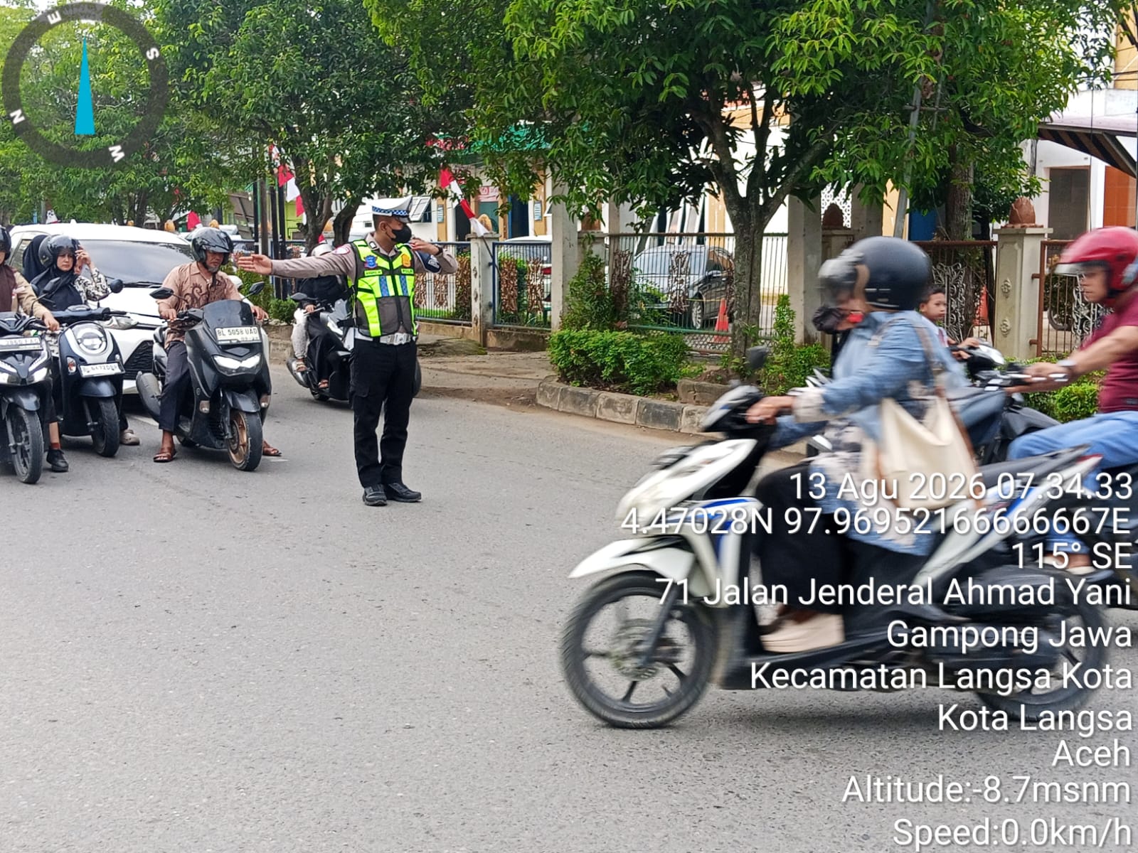 Satlantas Polres Langsa Perkuat Pelayanan Pagi Melalui Strong Point