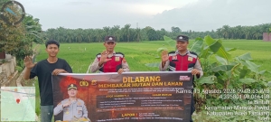 Polsek Manyak Payed Tingkatkan Patroli Karhutla Di Wilayah Rawan