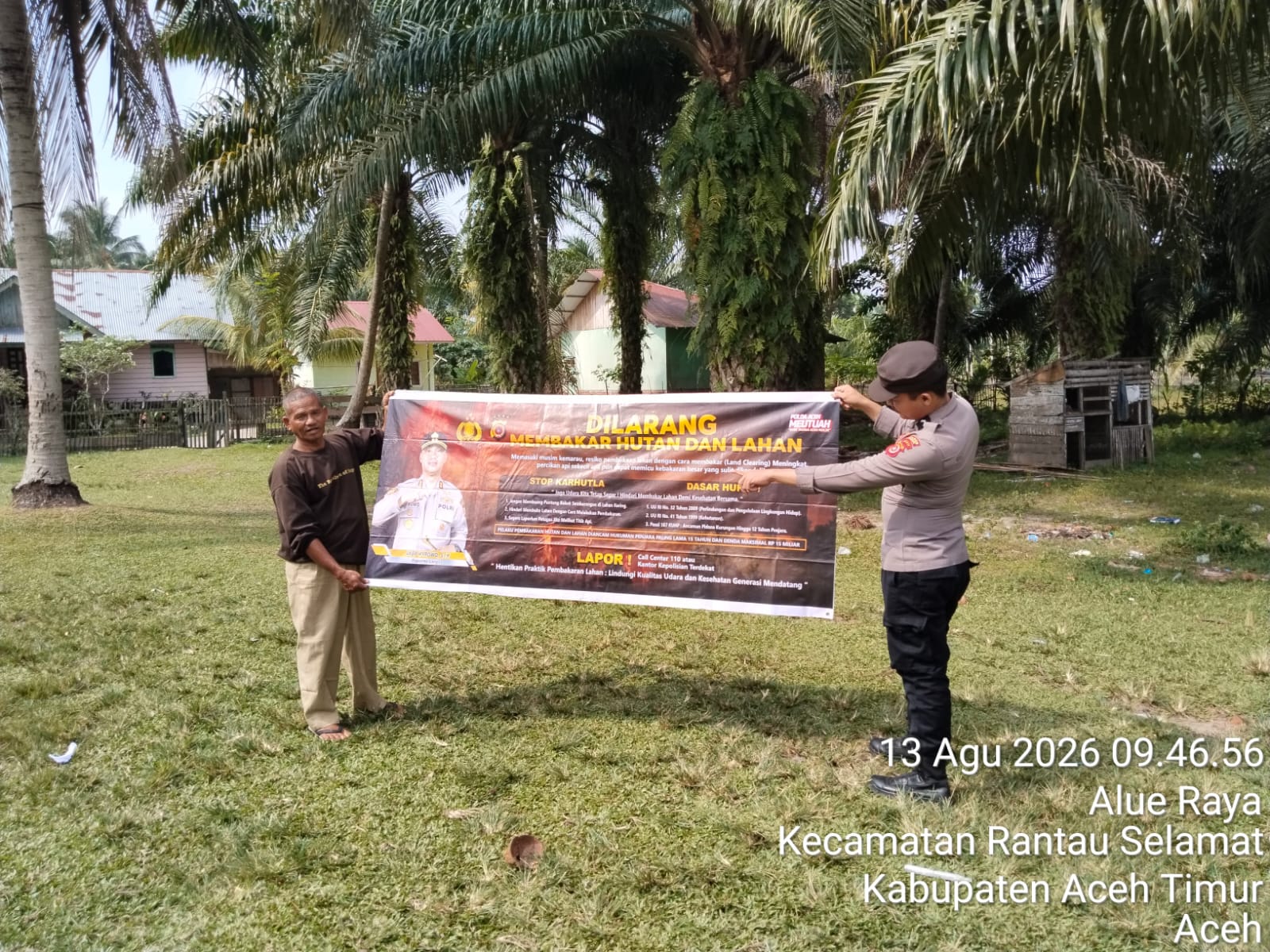Polsek Rantau Selamat Tingkatkan Patroli Karhutla Cegah Kebakaran Hutan Dan Lahan