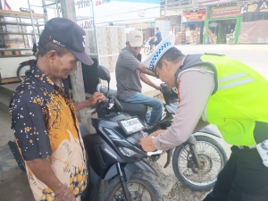 Satlantas Polres Langsa Rangkul Ojek Pangkalan Tingkatkan Kesadaran Berlalu Lintas