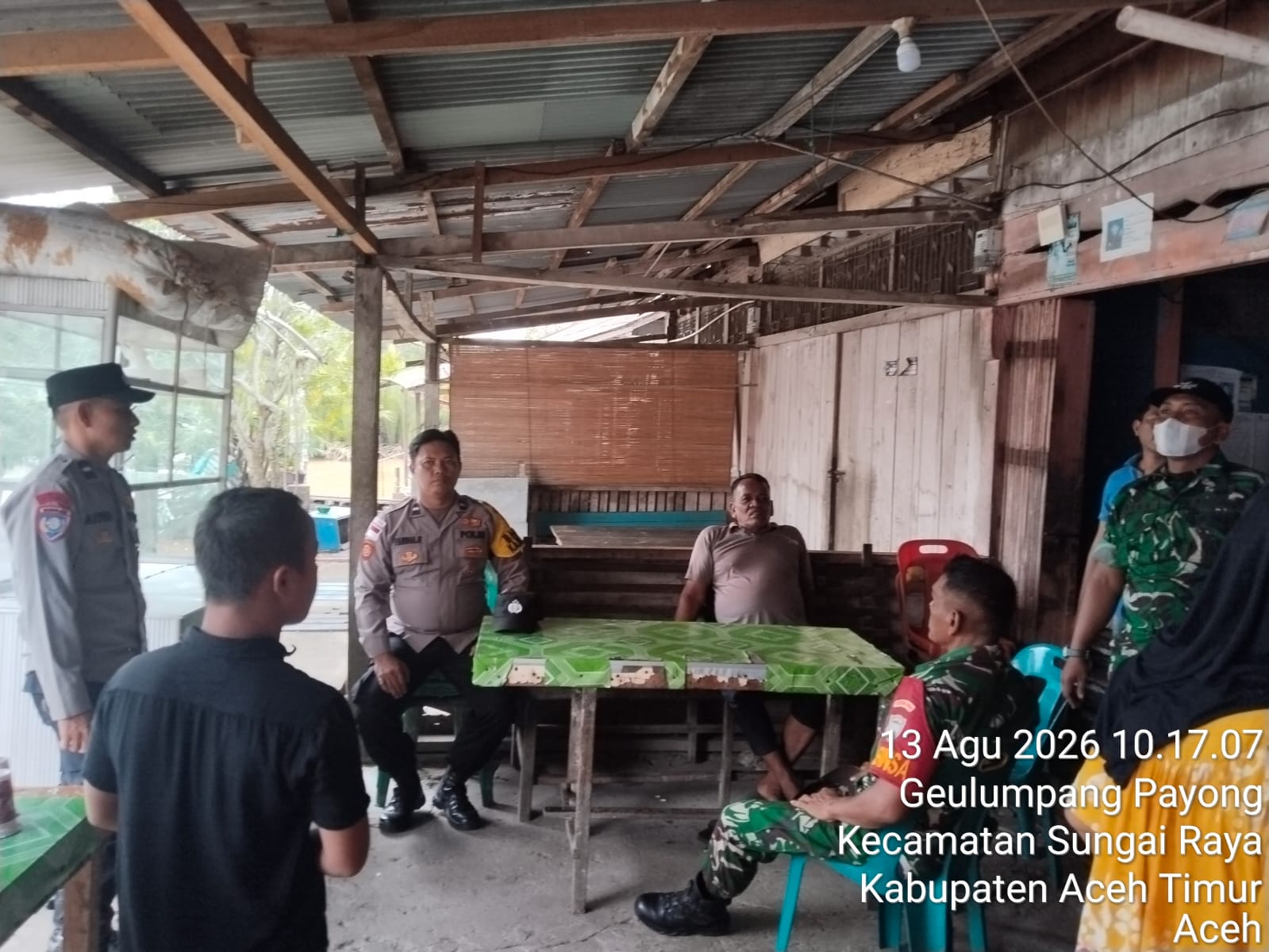 Polsek Sungai Raya Dan Koramil Perkuat Patroli Jelang Hari Damai Aceh