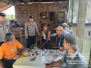 Polsek Birem Bayeun Tingkatkan Patroli Antisipasi Gangguan Kamtibmas