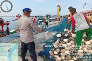 Sat Polairud Polres Langsa Perkuat Pengawasan Dan Keselamatan Nelayan
