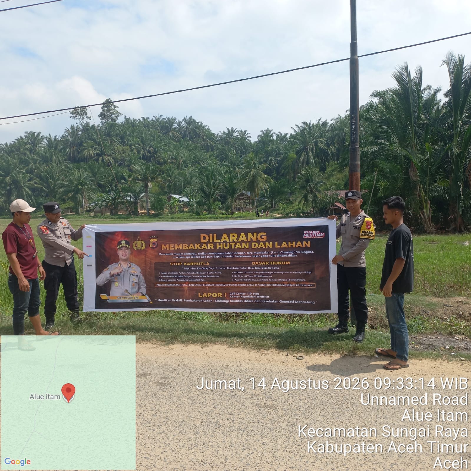 Polsek Sungai Raya Perkuat Patroli Karhutla Di Wilayah Rawan