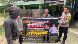 Polsek Langsa Timur Gencarkan Sosialisasi Antisipasi Curanmor