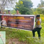 Polsek Sungai Raya Tingkatkan Patroli Karhutla Cegah Kebakaran Hutan dan Lahan