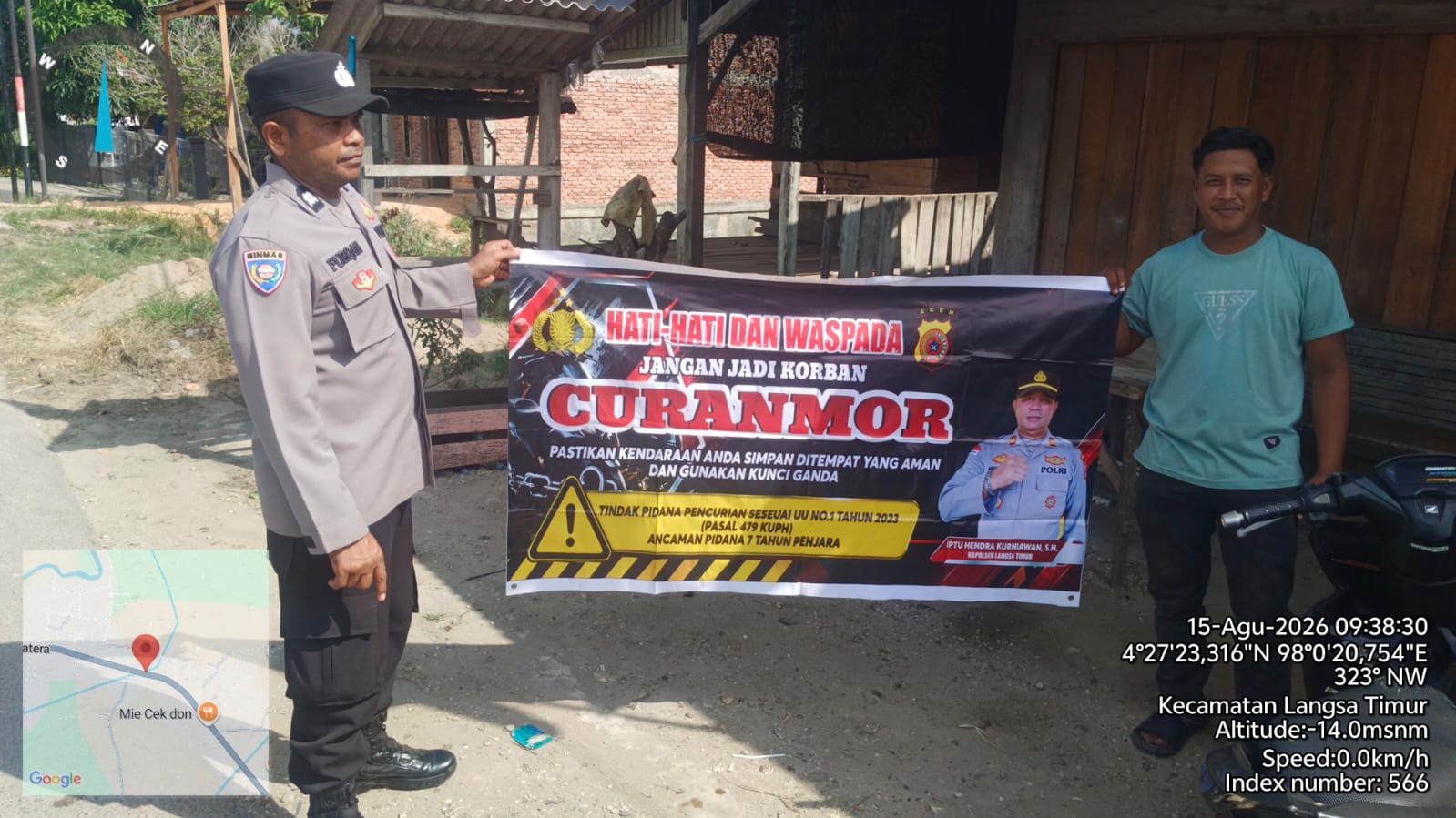 Polsek Langsa Timur Perkuat Patroli Dialogis Untuk Menjaga Kamtibmas