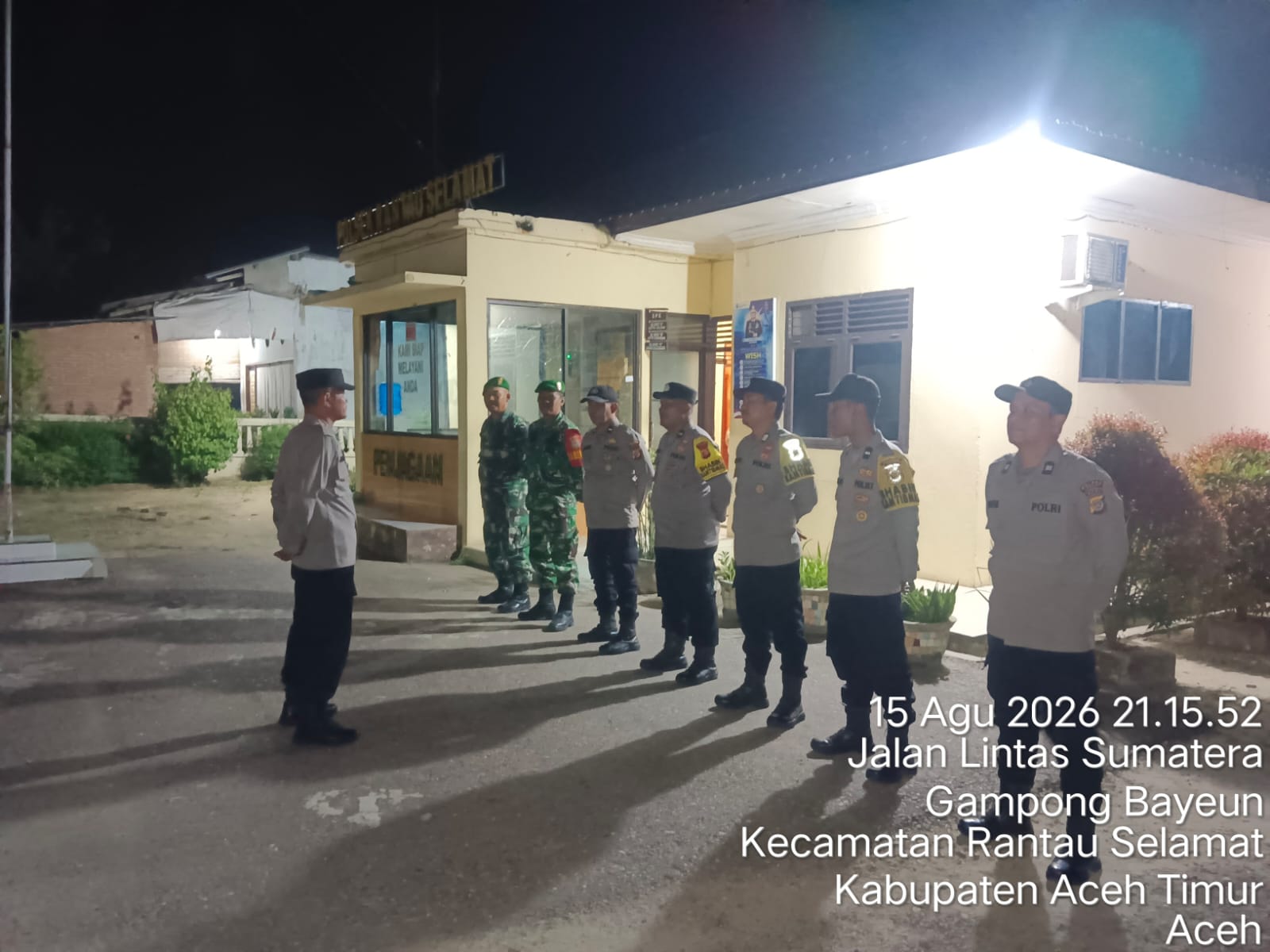 Patroli Gabungan TNI-Polri Perkuat Pengamanan Peringatan Hari Damai Aceh Ke-21