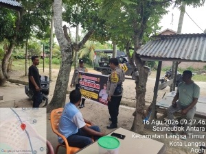Polsek Langsa Timur Perkuat Patroli Dialogis Jaga Kondusivitas Wilayah