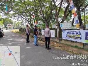 Polsek Langsa Timur Tingkatkan Patroli Pasca Hari Damai Aceh