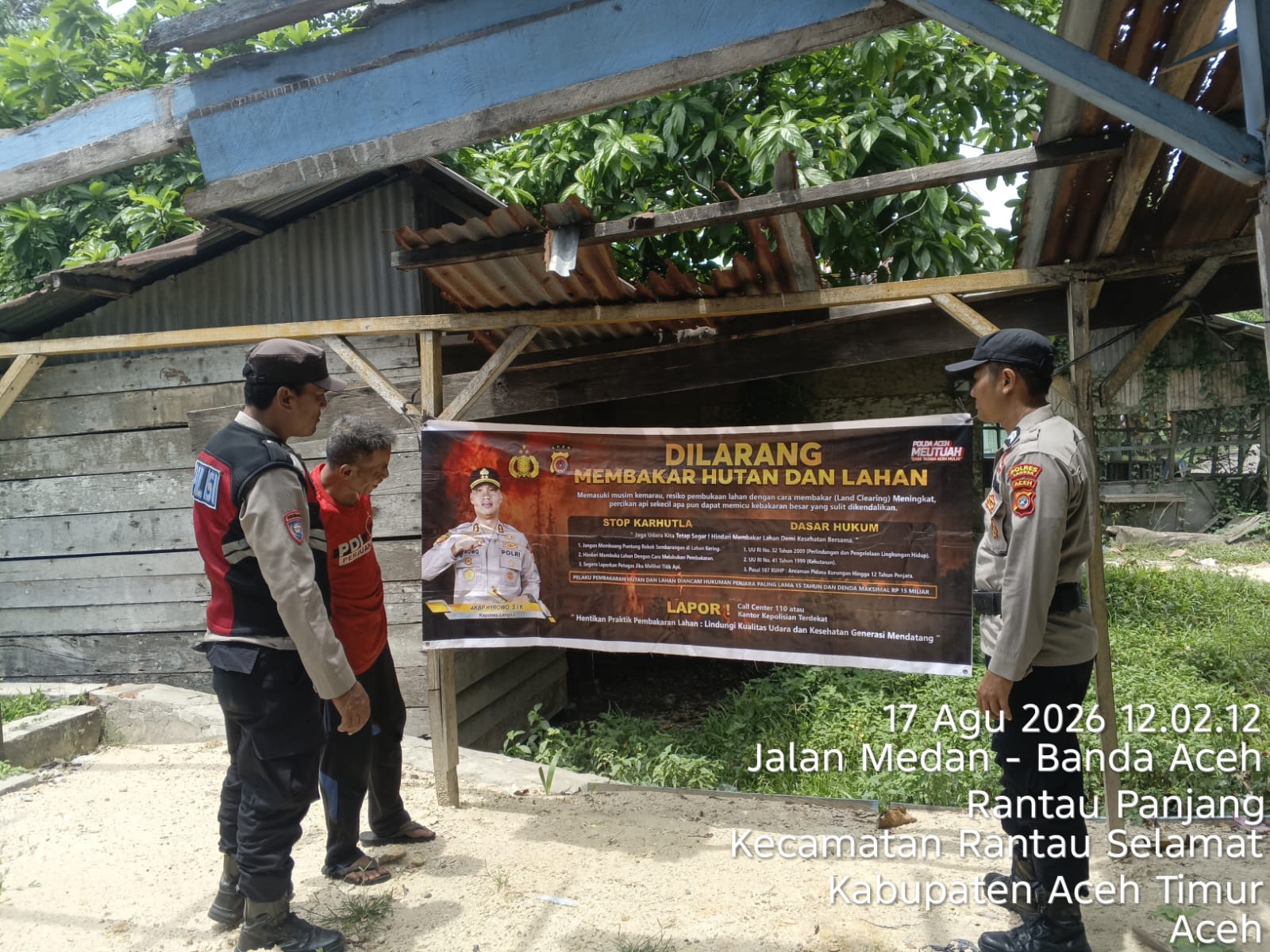 Polsek Rantau Selamat Perkuat Patroli Karhutla Cegah Kebakaran Hutan Dan Lahan
