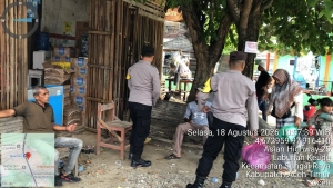 Polsek Sungai Raya Tingkatkan Patroli Dan Sambang Gampong Untuk Jaga Kamtibmas