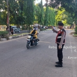 Sat Samapta Polres Langsa Tingkatkan Pelayanan Dan Kamtibmas Melalui Strong Point Pagi