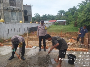 Polsek Langsa Barat Tingkatkan Patroli Dan Sambang Gampong Jaga Kamtibmas