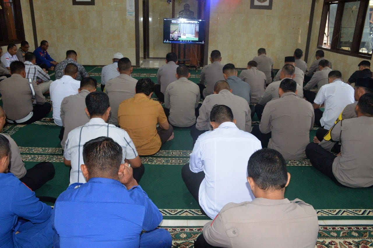 Binrohtal Polres Langsa Perkuat Pembinaan Rohani Dan Mental Personel