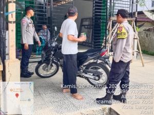 Polsek Langsa Intensifkan Patroli Antisipasi Premanisme Dan Gangguan Kamtibmas