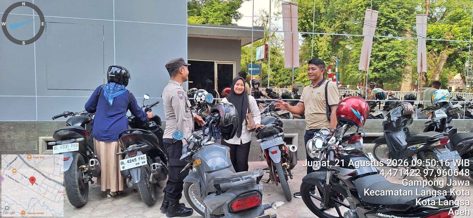 Polsek Langsa Intensifkan Patroli Cegah Premanisme Dan Gangguan Kamtibmas