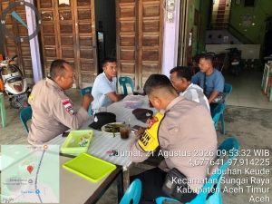 Polsek Sungai Raya Tingkatkan Patroli Harkamtibmas Pantau Aktivitas Masyarakat