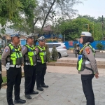 Sat Lantas Polres Langsa Amankan Pawai Alegoris Raudhatul Athfal Semarakkan HUT RI Ke-81