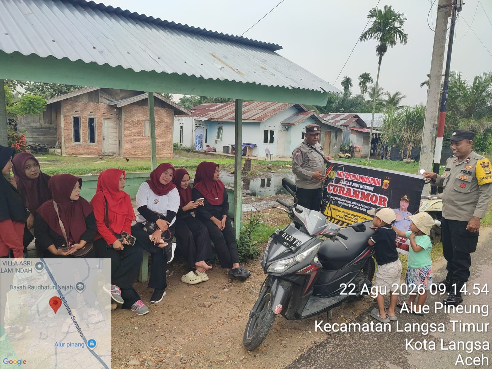 Polsek Langsa Timur Sambangi Warga Lewat Patroli Dialogis