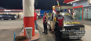 Polsek Manyak Payed Intensifkan Patroli Malam Pantau Aktivitas Masyarakat