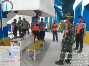 Patroli Gabungan TNI-Polri Perkuat Pengamanan Maulid Nabi di Wilayah Langsa Barat