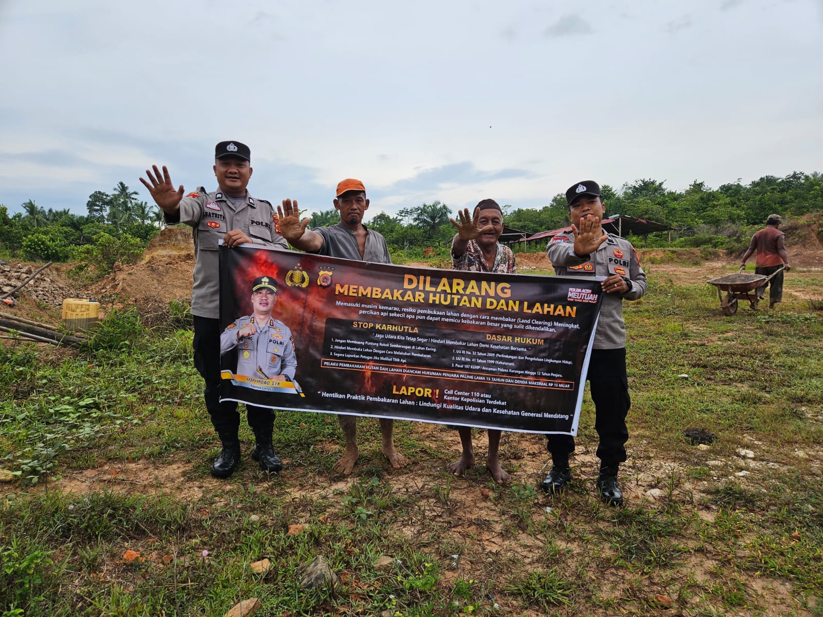 Polsek Birem Bayeun Gencarkan Sosialisasi Karhutla Dalam Mewujudkan Polri Presisi