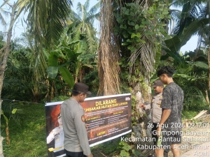 Polsek Rantau Selamat Gencarkan Patroli Karhutla Cegah Kebakaran Hutan Dan Lahan