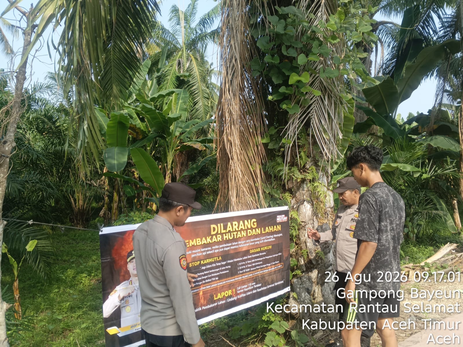 Polsek Rantau Selamat Gencarkan Patroli Karhutla Cegah Kebakaran Hutan Dan Lahan