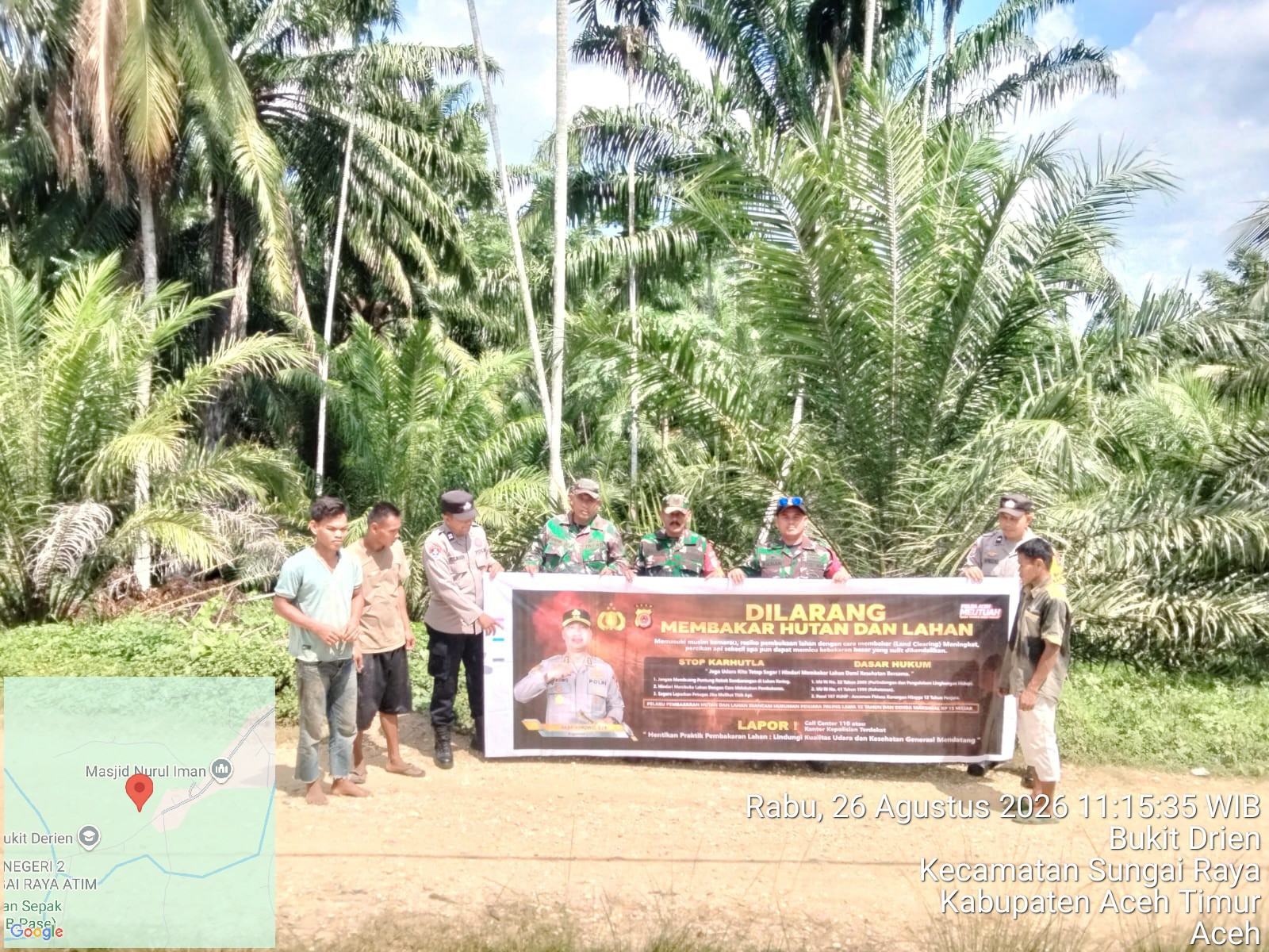 Patroli Gabungan TNI-Polri Perkuat Pencegahan Karhutla Di Sungai Raya