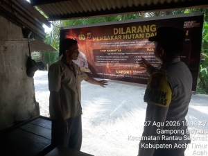 Polsek Rantau Selamat Intensifkan Patroli Karhutla Di Wilayah Rawan