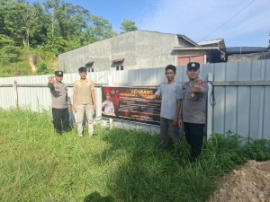 Polsek Birem Bayeun Gencarkan Sosialisasi Cegah Karhutla di Gampong Bayeun