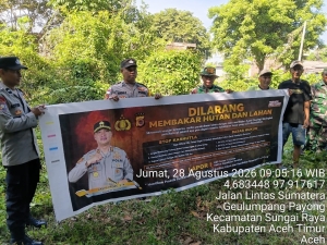 Patroli Gabungan TNI-Polri Cegah Karhutla di Wilayah Sungai Raya