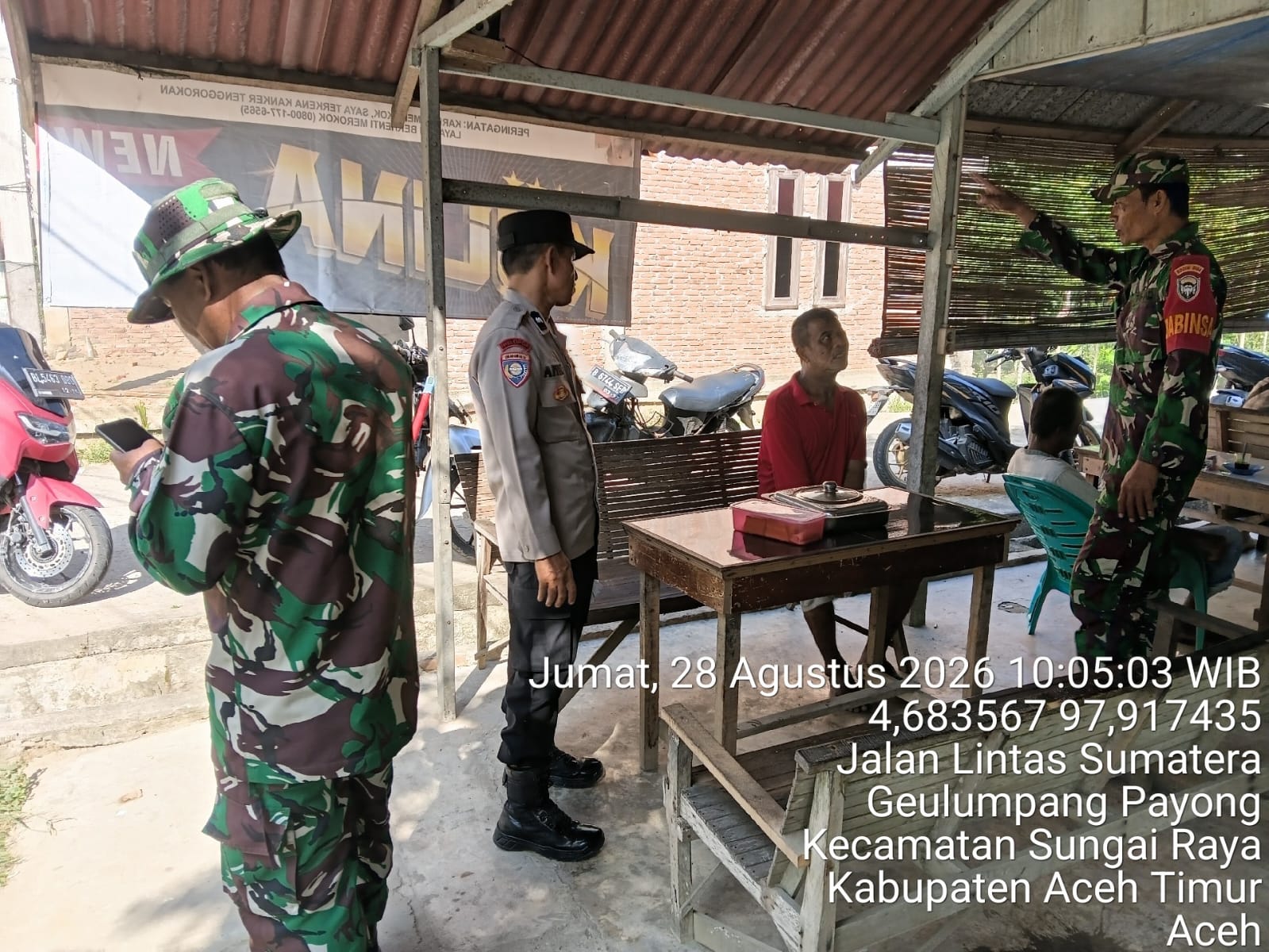 Patroli Gabungan TNI-Polri Perkuat Harkamtibmas di Sungai Raya