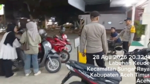 Polsek Sungai Raya Perkuat Patroli Malam Cegah Gangguan Kamtibmas