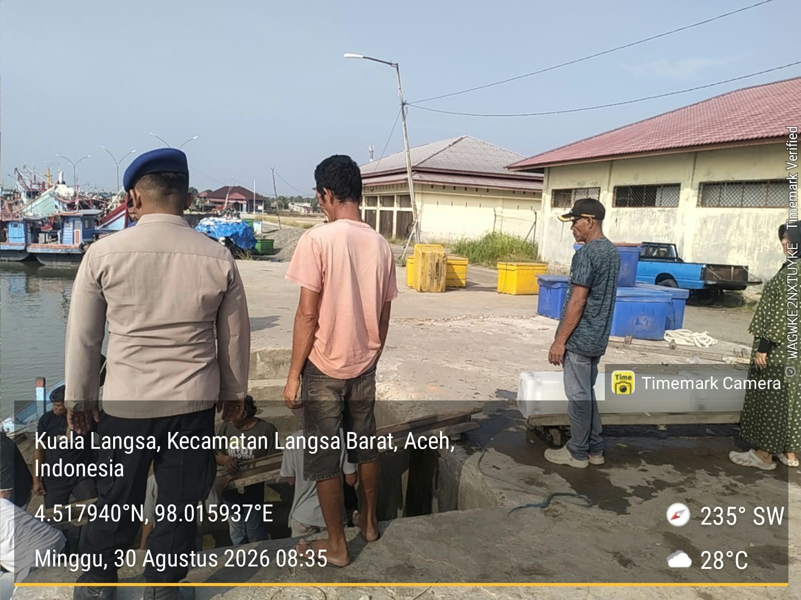 Sat Polairud Polres Langsa Tingkatkan Patroli Dialogis Di Kawasan Kuala Langsa