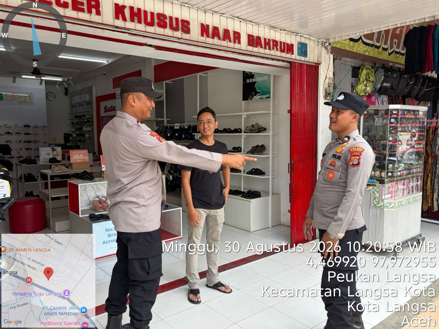 Polsek Langsa Intensifkan Patroli Antisipasi Premanisme Dan Gangguan Kamtibmas
