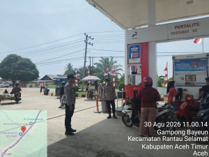 Polsek Rantau Selamat Perkuat Patroli Dialogis Jaga Kondusivitas Wilayah