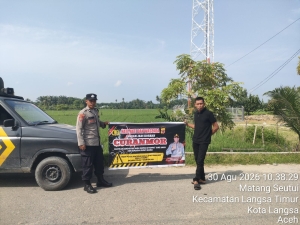 Polsek Langsa Timur Gencarkan Patroli Dialogis Cegah Curanmor