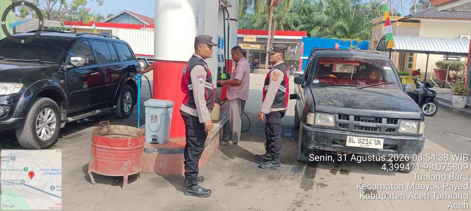 Polsek Manyak Payed Tingkatkan Patroli Pantau Aktivitas Masyarakat