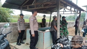 Patroli Bersama TNI-Polri Kawal Perayaan Maulid Nabi di Sungai Raya
