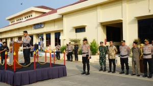 Polres Langsa Gelar Apel Pasukan, Perkuat Kesiapan Hadapi Karhutla dan Bencana